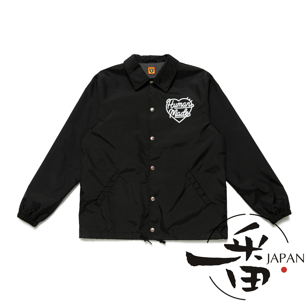 一番 现货  HUMAN MADE JACKET 胸前 后背爱心LOGO 教练夹克 外套 - 图0