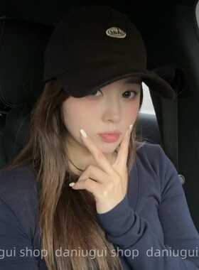 韩版字母鸭舌帽子女春夏显脸小