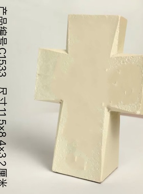 十字架桌面摆件礼品装饰品C1530JDJ家居树脂仿真石摆饰礼物摆设