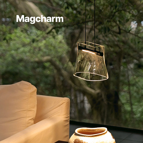 诺克Magcharm晴澈创意床头吊灯卧室吊线灯艺术过道吧台玄关小吊灯 - 图0