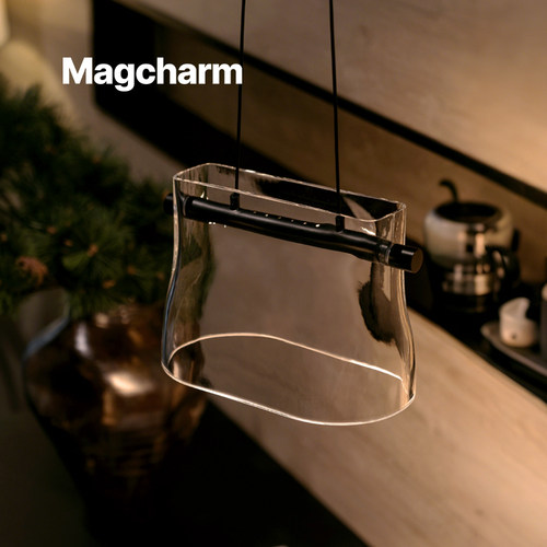 诺克Magcharm晴澈创意床头吊灯卧室吊线灯艺术过道吧台玄关小吊灯 - 图3