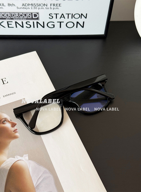 NOVA LABEL 檀健次同款3392平光镜素颜神器气质眼镜框男女同款