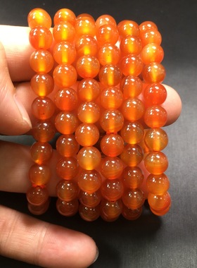 玛瑙未镶嵌自然新品款天手链