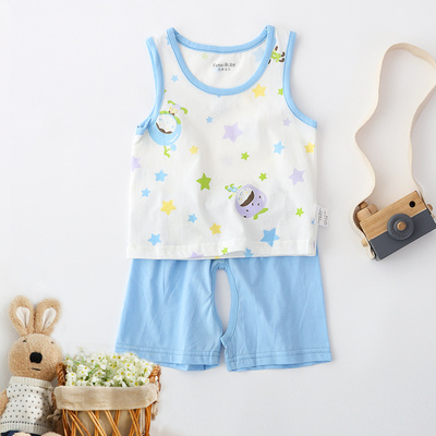 【两件套】儿童A类纯棉T恤短裤