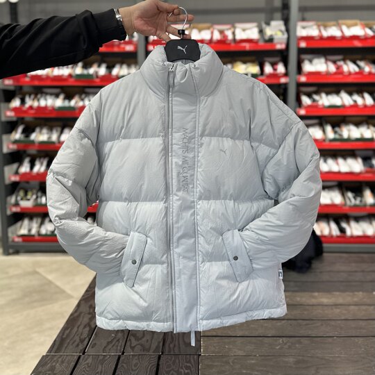 PUMA彪马 男女同款情侣百搭保暖立领羽绒服外套 MMQ PUFF 536623