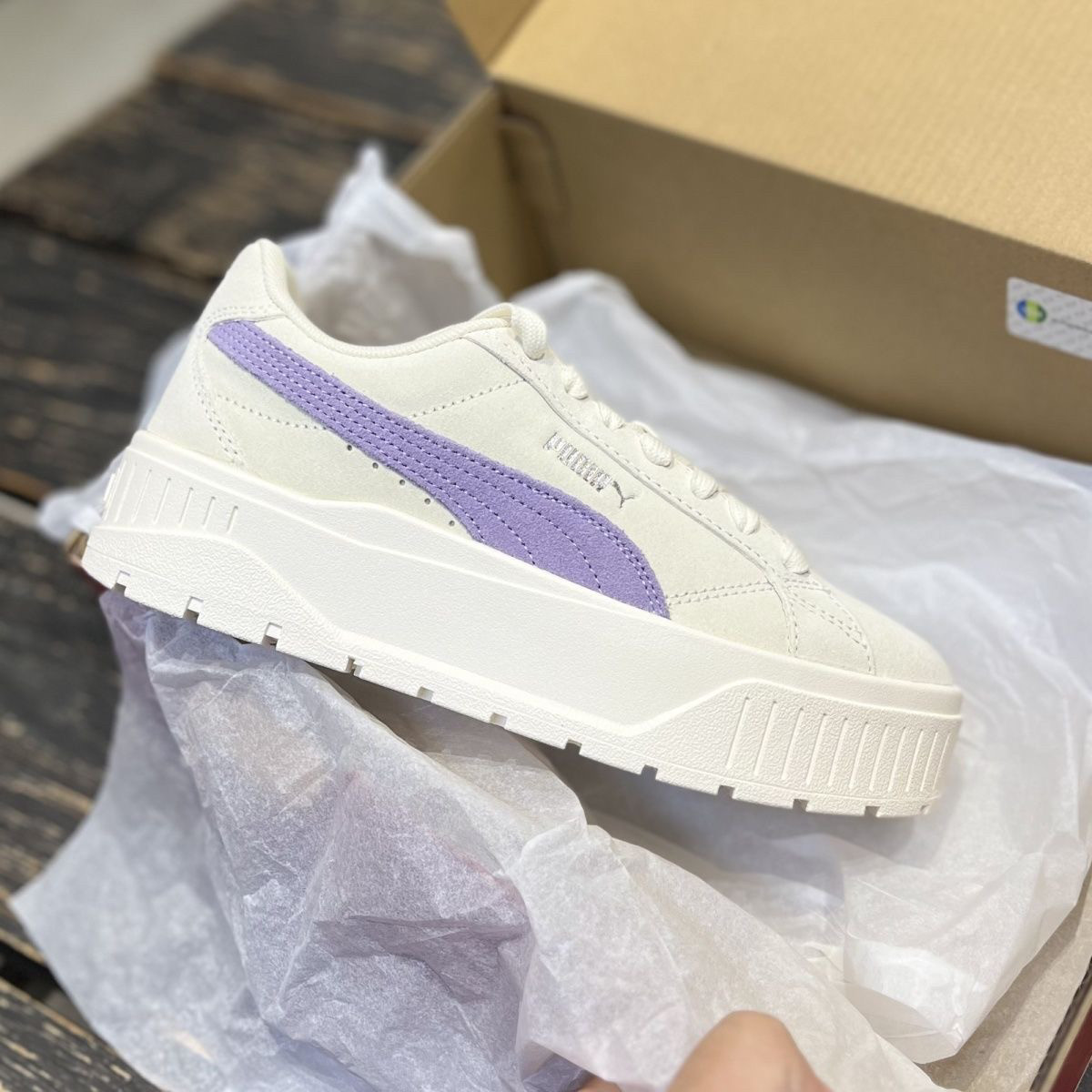 彪马官方奥莱Puma Karmen ll女子翻毛皮松糕鞋厚底增高板鞋397457,淘宝优惠券,粉丝福利购,淘宝优惠卷