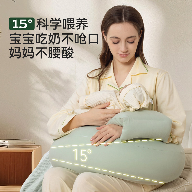 哺乳枕头喂奶神器喂奶枕护腰解放双手月子产妇靠垫母乳亲喂斜坡枕,淘宝优惠券,粉丝福利购,淘宝优惠卷