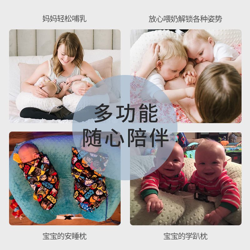 双胞胎喂奶神器哺乳枕头护腰靠垫浦乳婴儿斜坡垫母乳亲喂解放双手,淘宝优惠券,粉丝福利购,淘宝优惠卷