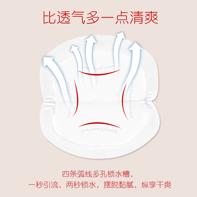 小西米木母婴旗舰店小西米木防溢乳垫 一次性溢乳垫哺乳期防溢防漏哺乳垫10片*10包1