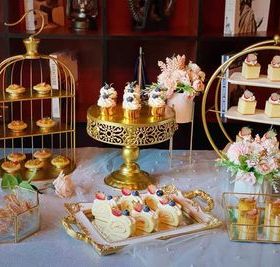 甜品台摆件下午茶点心盘蛋糕架