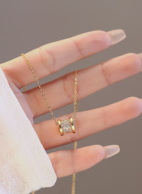 小蛮腰项链女不掉色锁骨高级感