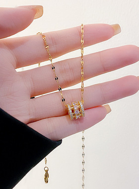 满钻小蛮腰项链女轻奢高级感夏