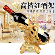 Creative Red Wine Rack Pendulum LIGHT EXTRAVAGANT FANCY WINE BOTTLE RACK HOME LIVING ROOM MINIMALIST SUPERIOR SENSUALITY WINE CABINET DECORATIONS