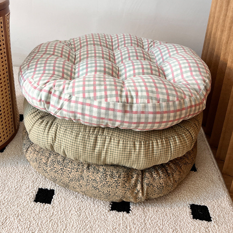 家用客厅懒人圆形餐椅垫加厚榻榻米蒲团垫地板座垫简约条纹飘窗垫,淘宝优惠券,粉丝福利购,淘宝优惠卷