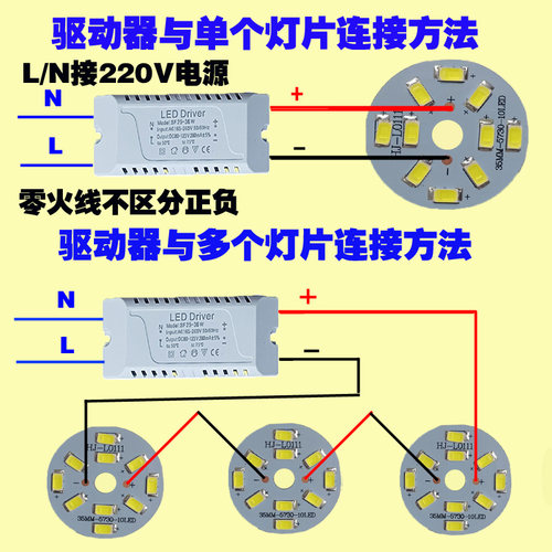 LED射灯电源筒灯恒流驱动器吸顶灯面板灯三色变光镇流器变压器 - 图1