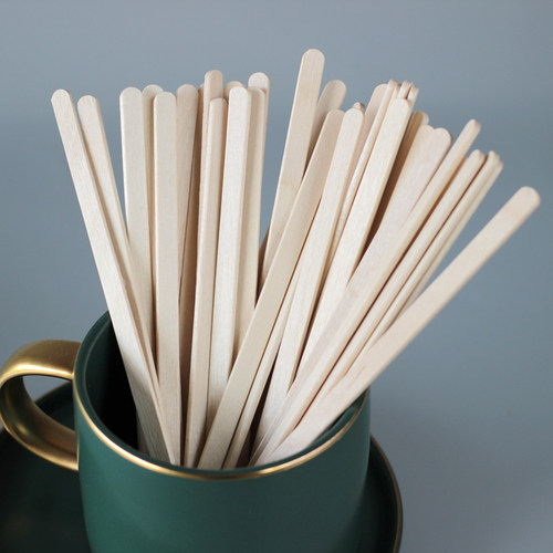 木质 速溶咖啡搅拌棒一次性咖啡棒搅拌棍短柄咖啡勺茶木棒140*6*2 - 图3