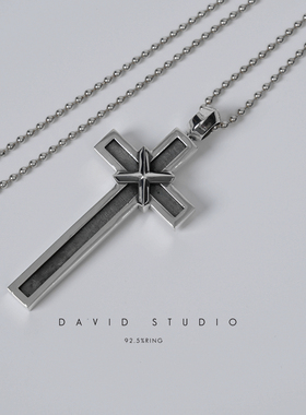 david家925纯银镂空网红同款项链