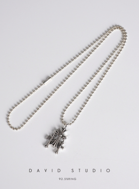 davidS925纯银纯银圆珠链