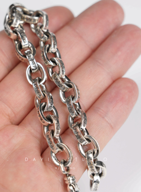 david定制925纯银ch刻字手链