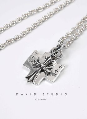 新款davidstudio925环形十字架