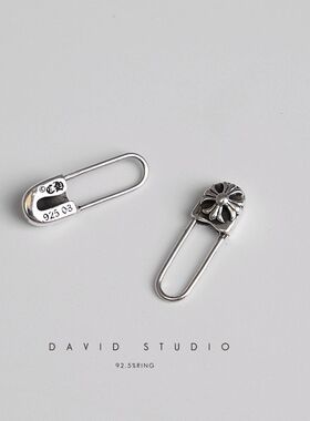 david情侣做旧女款耳坠