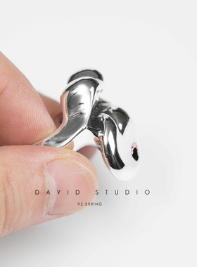 davids925纯银情侣戒指