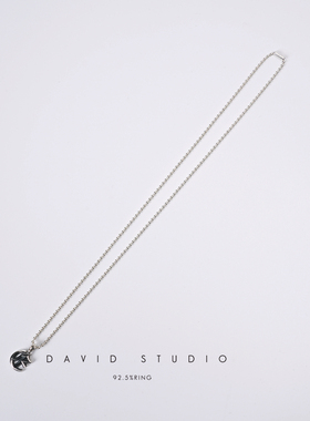 davidstudio925纯银吊坠项链