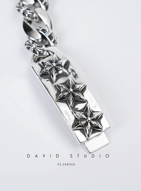 davidstudio925纯银三联排插片