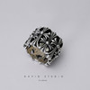 Davidstudio925 sterling silver cross ring