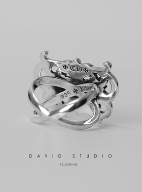 纯银蝴蝶镂空十字花GD权志龙