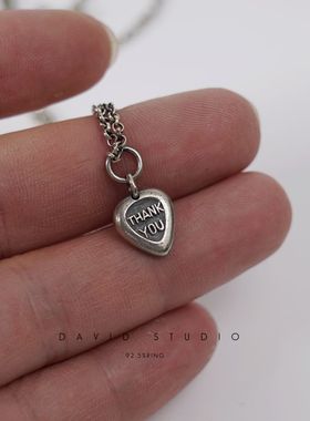 davidstudio925纯银迷你项链
