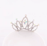 Детский милый аксессуар для волос, бриллиантовая корона для принцессы, детская заколка для волос