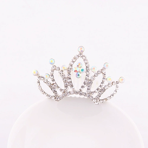 Детский милый аксессуар для волос, бриллиантовая корона для принцессы, детская заколка для волос