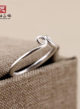 足银紧箍咒男女猴年情侣对戒