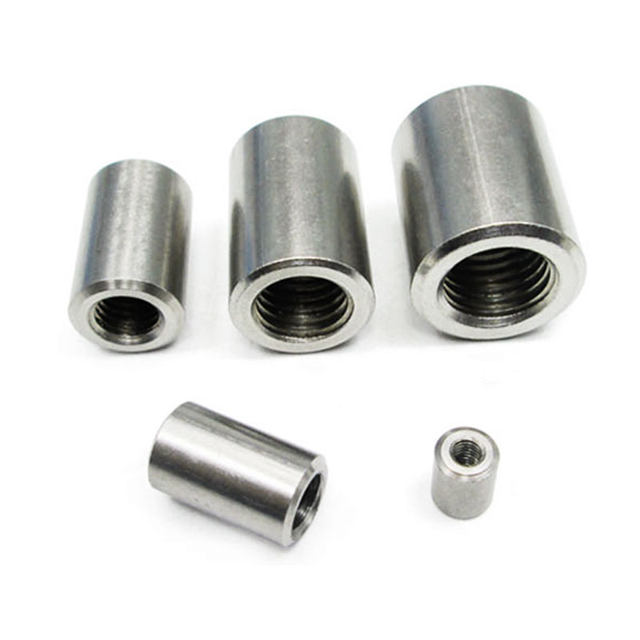 304 stainless steel extended cylindrical nut