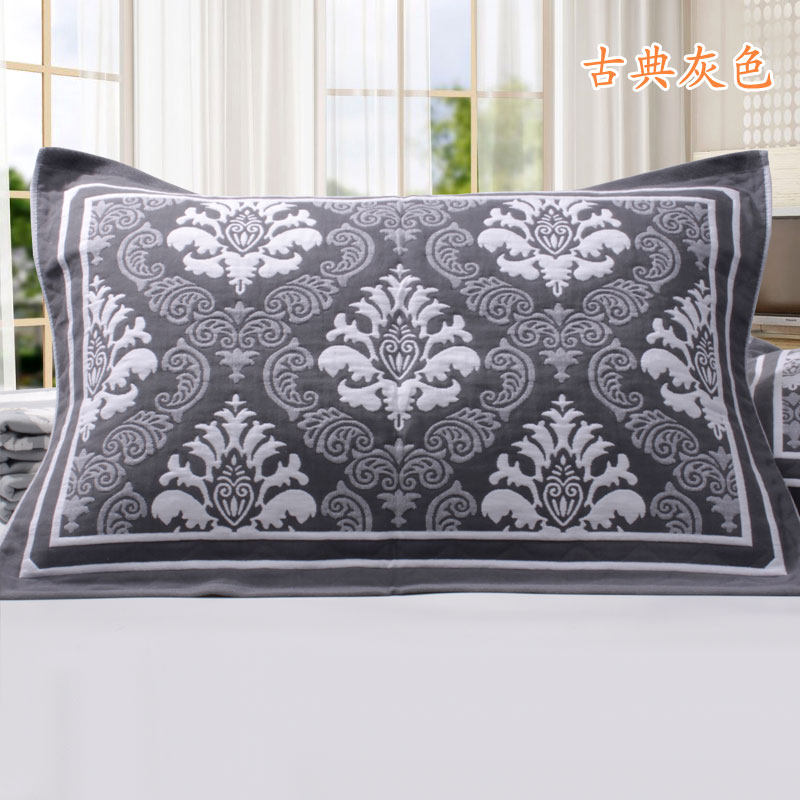 加大加厚成人绑带绳防掉固定纯棉枕巾一对装清爽款不掉色不掉毛,淘宝优惠券,粉丝福利购,淘宝优惠卷