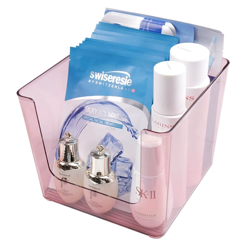 Настольная косметическая коробка для хранения, маска для лица, туалетный столик, пластиковая помада для ухода за кожей