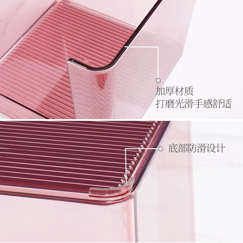 Настольная косметическая коробка для хранения, маска для лица, туалетный столик, пластиковая помада для ухода за кожей