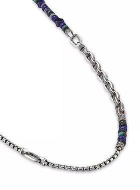 全球购 JOHN HARDY 专柜正品23新款男纯银经典链绿松石吊坠项链