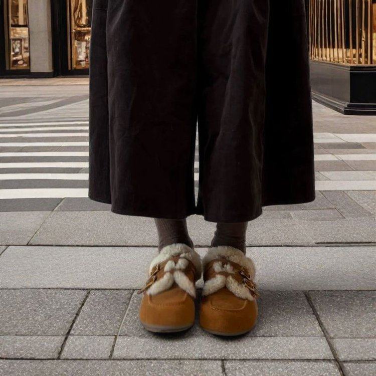 2025秋冬新款复古圆头加绒保暖舒适毛毛懒人百搭厚底增高勃肯鞋女,淘宝优惠券,粉丝福利购,淘宝优惠卷