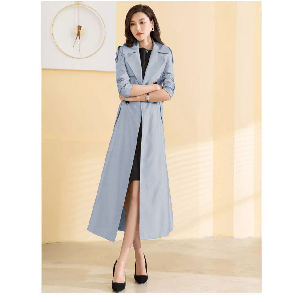 气质风衣女中长款2025年春秋新款收腰显瘦遮肉时尚高端过膝长外套,淘宝优惠券,粉丝福利购,淘宝优惠卷