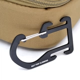 Южная Корея импортировал WJ Алюминиевый сплав быстро висящий вудзин пряжка Ультра -светлый тактический металлический крючок крючок быстро разборка