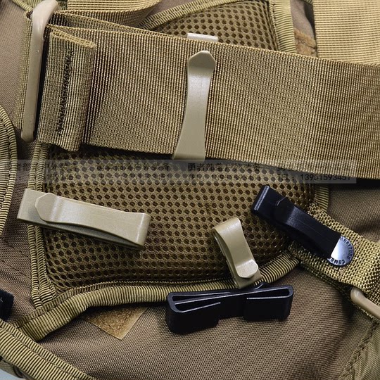 UTX Donaif 2 2.5 3.8 5 cm ending clip webbing storage buckle excess webbing clip buckle backpack fastener