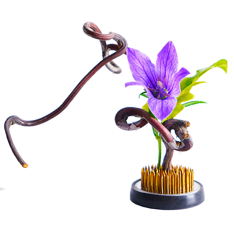 剑山插花器花道插花底座固定神器器皿日式小工具中式花器禅意材料,淘宝优惠券,粉丝福利购,淘宝优惠卷