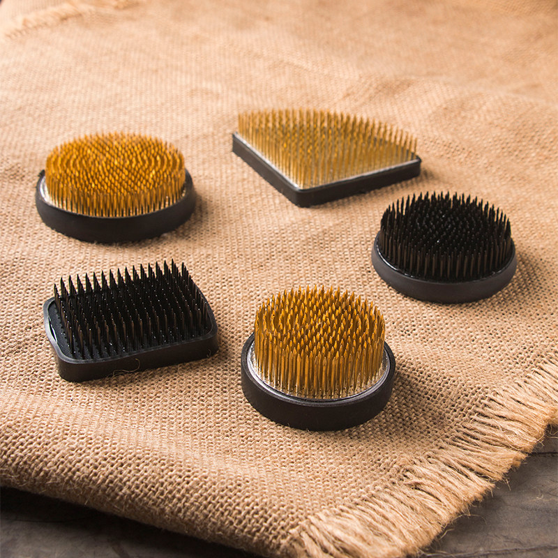 剑山插花器花道插花底座固定神器器皿日式小工具中式花器禅意材料,淘宝优惠券,粉丝福利购,淘宝优惠卷