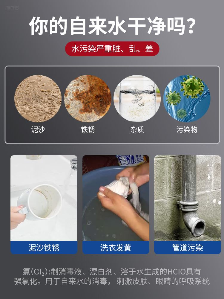 学生宿舍水滤龙头过器自来水家用净水器滤水器万能嘴接头配件通用