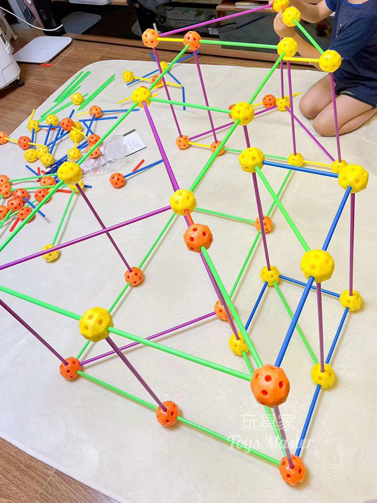 超大型3D七巧板积木立体几何空间思维儿童益智拼搭幼儿园小学教具-图2