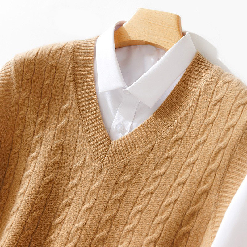 100%纯羊毛马甲背心坎肩男士V领加厚商务休闲无袖毛衣针织羊绒衫,淘宝优惠券,粉丝福利购,淘宝优惠卷