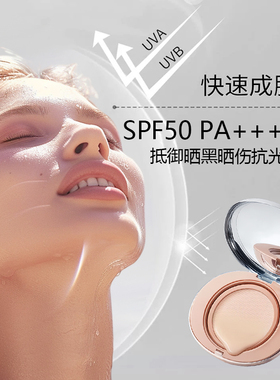 [377美白防晒气垫霜]NIANKOU美白防晒隔离遮瑕气垫霜SPF50PA+++