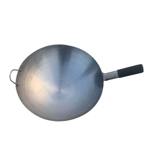 双耳老式铁锅炒锅家用传统饭店厨师专用特大号大锅36cm60cm炒菜锅 - 图3